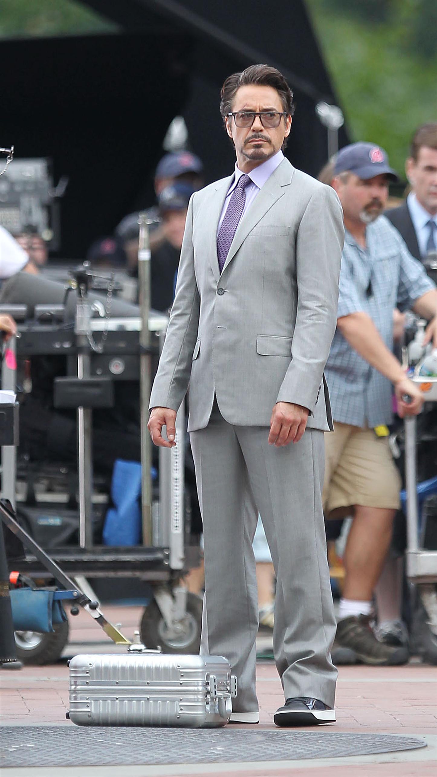 Robert Downey Jr on the set of The Avengers shooting on location | Picture 69569